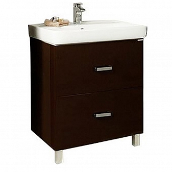 Тумба с умывальником Акватон Америна Н 1A1693K1AM430 70 см темно-коричневая