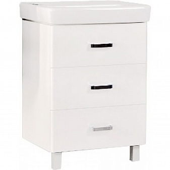 Тумба с умывальником Акватон Америна М 1A1691K1AM010 80 см белая