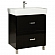 Тумба с умывальником Акватон Америна Н 1A1694K1AM950 80 см черная