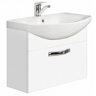 Тумба с умывальником Акватон Ария 1A1403K0AA010 50 см белая