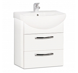 Тумба с умывальником Акватон Ария М 1A1400K0AA010 50 см белая