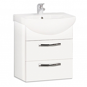 Тумба с умывальником Акватон Ария М 1A1400K0AA010 50 см белая