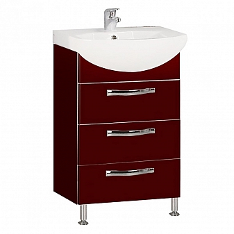 Тумба с умывальником Акватон Ария Н 1A1402K0AA430 50 см темно-коричневая