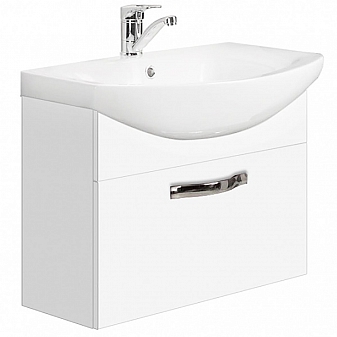 Тумба с умывальником Акватон Ария 1A1340K0AA010 65 см белая