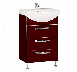 Тумба с умывальником Акватон Ария Н 1A1234K0AA430 65 см темно-коричневая