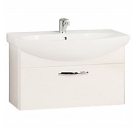 Тумба с умывальником Акватон Ария 1A1417K0AA010 80 см белая