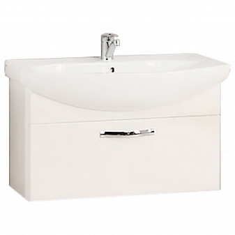 Тумба с умывальником Акватон Ария 1A1417K0AA010 80 см белая