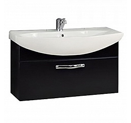 Тумба с умывальником Акватон Ария 1A1417K0AA950 80 см см черная