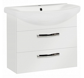 Тумба с умывальником Акватон Ария М 1A1408K0AA010 80 см белая