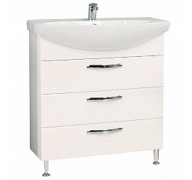 Тумба с умывальником Акватон Ария Н 1A1413K0AA010 80 см белая
