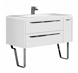 Тумба с умывальником Акватон Блент 1A1609K2BL010 80 см белая