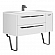 Тумба с умывальником Акватон Блент 1A1609K2BL010 80 см белая