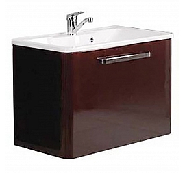 Тумба с умывальником Акватон Валенсия 1A1236K0VA340 75 см гранат