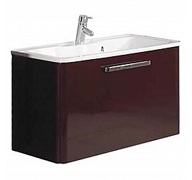 Тумба с умывальником Акватон Валенсия 1A1235K0VA340 90 см гранат