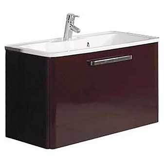 Тумба с умывальником Акватон Валенсия 1A1235K0VA340 90 см гранат