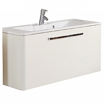 Тумба с умывальником Акватон Валенсия 1A1237K0VAG30 110 см белая