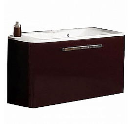 Тумба с умывальником Акватон Валенсия 1A1237K0VA340 110 см гранат