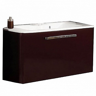 Тумба с умывальником Акватон Валенсия 1A1237K0VA340 110 см гранат