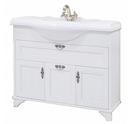 Тумба с умывальником Акватон Идель 1A1978K1IDM70 105 см дуб белый