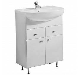 Тумба с умывальником Акватон Кристалл 1A0548K0KS010 65 см