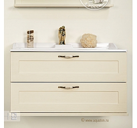 Тумба с умывальником Акватон Леон 1A1863K0LBPR0 80 см дуб бежевый