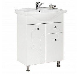 Тумба с умывальником Акватон Лиана М 1A1629K0LL010 60 см