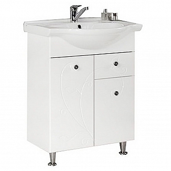 Тумба с умывальником Акватон Лиана М 1A1658K0LL010 65 см