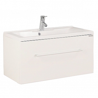 Тумба с умывальником Акватон Мадрид 1A1268K0MA010 80 см белая