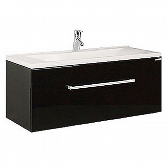 Тумба с умывальником Акватон Мадрид 1A1269K0MA950 100 см черная