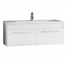 Тумба с умывальником Акватон Мадрид 1A1703K0MA010 120 см белая 2 ящика