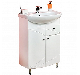 Тумба с умывальником Акватон Пинта М 1A1231K0PT01R 60 см