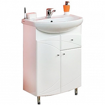 Тумба с умывальником Акватон Пинта М 1A1231K0PT01R 60 см