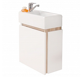 Тумба с умывальником Акватон Эклипс М 1A1728K1EK49R 46 см правая