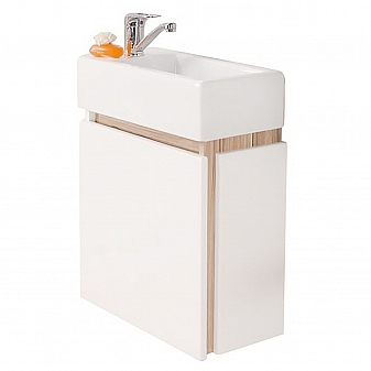 Тумба с умывальником Акватон Эклипс М 1A1728K1EK49R 46 см правая