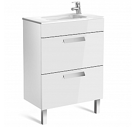 Тумба с умывальником Roca Debba ZRU9302708 60 см белая