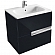 Тумба с умывальником Roca Victoria Nord Black Edition ZRU9000096 60 см