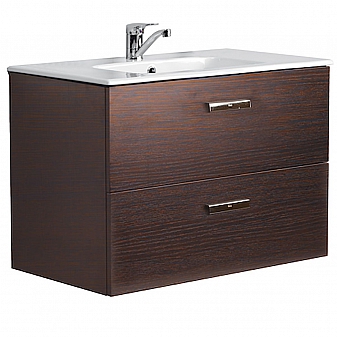 Тумба с умывальником Roca Victoria Nord ZRU9000031 80 см венге