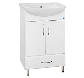 Тумба с умывальником Style Line Эко Волна №9/1Б 55 см