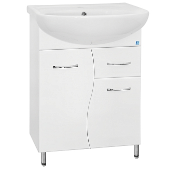 Тумба с умывальником Style Line Эко Волна №14 60 см