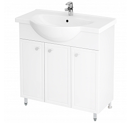 Тумба с умывальником Cersanit Sido SU-SIDO-NATI80 80 см