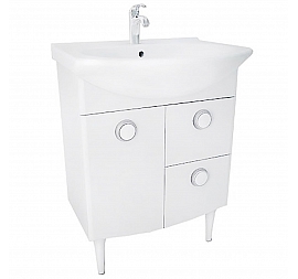 Тумба с умывальником Triton Лира 55 см 2 ящика правая