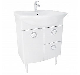 Тумба с умывальником Triton Лира 60 см 2 ящика правая