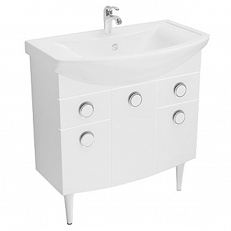 Тумба с умывальником Triton Лира 80 см 2 ящика