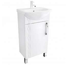 Тумба с умывальником Triton Кристи 45 см левая