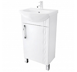 Тумба с умывальником Triton Кристи 45 см правая