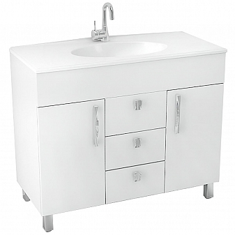 Тумба с умывальником Triton Кристи 100 см