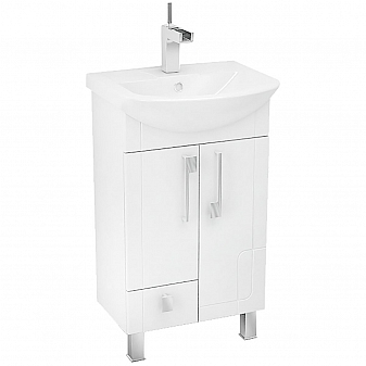 Тумба с умывальником Triton Диана 50 см с ящиком левая