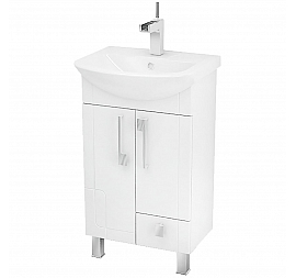 Тумба с умывальником Triton Диана 50 см с ящиком правая