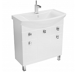 Тумба с умывальником Triton Диана 80 см 2 ящика