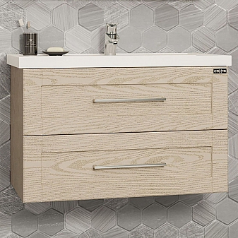 Тумба с умывальником Санта Венера 221012 80 см дуб бежевый